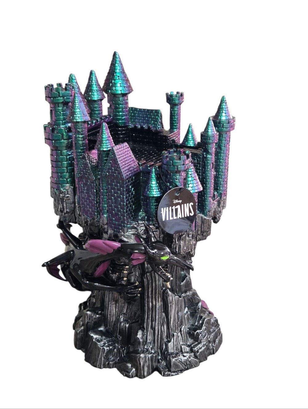 Bath & Body Maleficent Dragon Castle 3 Wick Candle Holder Disney Villains NEW